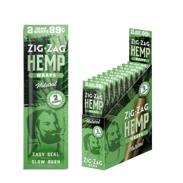 Zig-Zag Hemp Wraps Natural