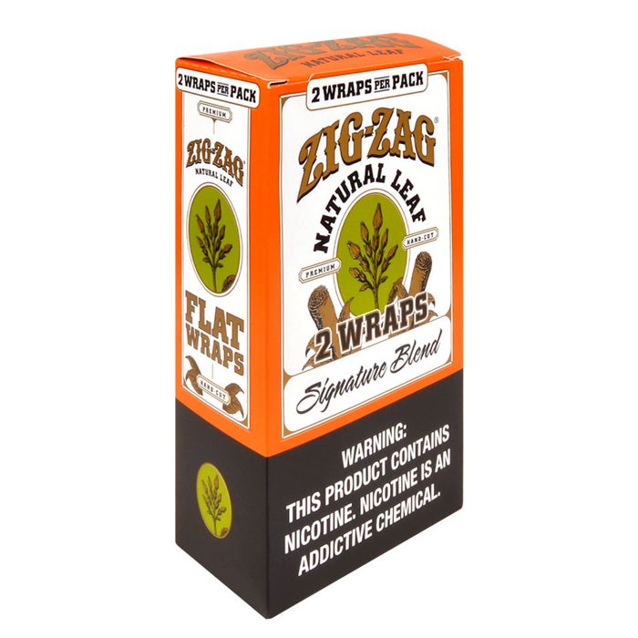 Zig-Zag Natural Leaf Flat Wraps Signature Blend