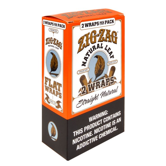 Zig-Zag Natural Leaf Flat Wraps Straight